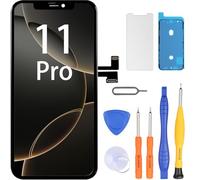 LL TRADER Pantalla para iPhone 11 Pro LCD de 5,8 pulgadas, pantalla de repuesto FHD, pantalla táctil 3D, digitalizador táctil, marco de montaje y kits de reparación 20252