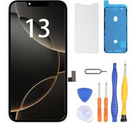LL TRADER Pantalla para iPhone 13 LCD de 6,1 pulgadas, pantalla de repuesto FHD, pantalla táctil 3D, digitalizador táctil, marco de montaje y kits de reparación 20251
