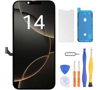 LL TRADER pantalla para iPhone 14, 6.1" FHD pantalla táctil de repuesto para iPhone 14 LCD digitalizador con herramienta de reparación U01