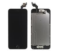 LL TRADER Pantalla para iPhone 6 Negro 4.7", Reemplazo de Táctil LCD Display de Marco Digitalizador con Botón de Inicio + Cámara Frontal + Sensor de Proximida + Altavoz de Auricular + Herramientas