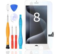 LL TRADER pantalla para iPhone 8 LCD 4.7" FHD reemplazo 3D Touch digitalizador Asamblea y kit de reparación blanco (para modelos A1863, A1905, A1906) Nuevo
