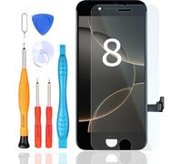 LL TRADER Pantalla para iPhone 8 LCD 4,7" FHD Reemplazo 3D Touch Digitalizador Ensamblado y Kit de Reparación Negro (para los modelos A1863, A1905, A1906) U01