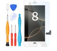 LL TRADER Pantalla para iPhone 8 LCD de 4,7" FHD Reemplazo 3D Touch Digitalizador Ensamblado y Kit de Reparación Blanco (para los modelos A1863, A1905, A1906) U01