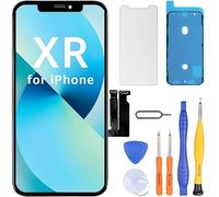 LL TRADER Pantalla para iPhone XR LCD reemplazo de Pantalla 6.1'' FHD táctil digitalizador iPhone XR Marco Montaje reparación Herramienta con Modelo A1984 A2105 A2106 A2107 A2108 (True Tono