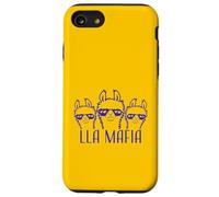 Lla Mafia Llama Saying Gafas de Sol Texto Cita Cool Cartoon Carcasa para iPhone SE (2020) / 7/8