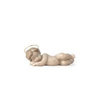 LLADRÓ Figura del Nacimiento Niño Jesús en Belén - III. Figura Decorativa del Belén Navideño del Niño Jesús Acostado en Porcelana Brillo.