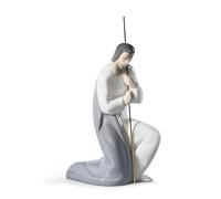 LLADRÓ Figura San José En Belén-III. Figura San José (Belén) de Porcelana.