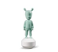 LLADRÓ Figura The Green Guest. Pequeña. Figura The Guest de Porcelana.