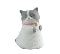 Lladro Nao by Figura de Porcelana Coleccionable: Little Kitty (Rosa) - 3 1/2" de Altura - Figura de guardería.