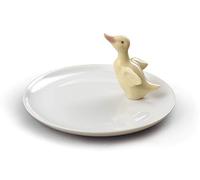 LLADRÓ Plato Pato. Figura Pato de Porcelana.