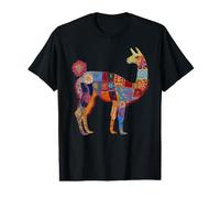 Llama Alpaca Floral Flores Coloridas Perú Recuerdo Peruano Camiseta gráfica económica
