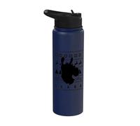 Llama Alpaca Navidad Feo Navidad Stainless Steel Insulated Water Bottle