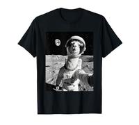 Llama Astronauta Selfie En La Luna Llamas Divertidas Amante Camiseta