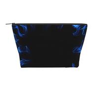 Llama Azul dando Vueltas Alrededor, Bolsa de artículos de tocador Bolsa de Maquillaje Bolsa de cosméticos Bolsa de artículos de tocador de Viaje portátil