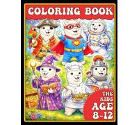 Llama Coloring Book For The Kids Age 8-12: farm animal cute creative activity girls boys countryside camel