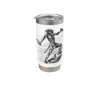 Llama de la Victoria Salvaje Vaso térmico de acero inoxidable de doble pared