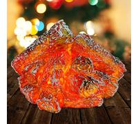 Llama de simulación, lámpara de carbón simulado en 3D, llama de carbón, lámpara LED de carbón, sin llama artificial, chimenea, luz para el hogar, interior, sala de estar, decoración