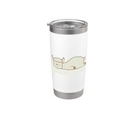Llama Durmiente Soñador Avent Vaso térmico de acero inoxidable de doble pared