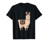 Llama espeluznante Halloween Vibes - Lindo gráfico de animales Camiseta