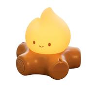 Llama falsa | Luz nocturna para fogata | Lámpara recargable regulable, accesorios de escritorio, decoración del hogar para mesita de noche, dormitorio, esquina de lectura, sala de estar