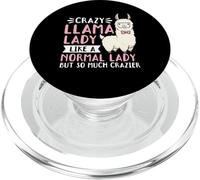 Llama Girl Alpaca Girl - Dama de llama loca PopSockets PopGrip para MagSafe
