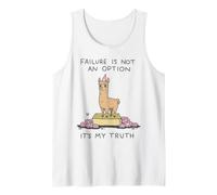 Llama Graciosa El Fracaso No Es Una Opción Cita Camiseta sin Mangas