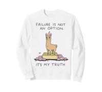 Llama Graciosa El Fracaso No Es Una Opción Cita Sudadera