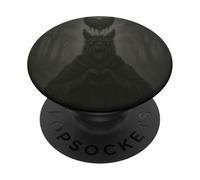 Llama Grim Reaper Capa de Miedo Corazón de Terror Halloween PopSockets PopGrip Adhesivo