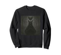 Llama Grim Reaper Capa de Miedo Corazón de Terror Halloween Sudadera