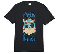 Llama Guarda el Drama para tu Llama Diciendo una Cita Comfort Colors Adult Heavyweight T-Shirt