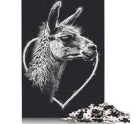 Llama Heart Rompecabezas Imposible,desafío for Adults Juego Educativo 1500 Piezas Obra De Arte De Juego De para Adultos, Regalos A Partir De 14 Años 1500pcs (85x57cm)