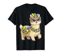 Llama Mardi Gras NOLA Party Beads Cute Kids Girls Women Camiseta