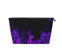 Llama Púrpura, Bolsa de artículos de tocador Bolsa de Maquillaje Bolsa de cosméticos Bolsa de artículos de tocador de Viaje portátil