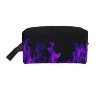 Llama Púrpura, Bolsa de Maquillaje Bolsa de cosméticos Bolsa de artículos de tocador de Viaje portátil Organizador de Bolsa de Maquillaje