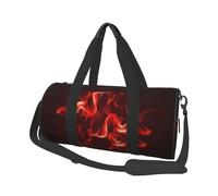 Llama roja, Bolsa de Viaje de Gran Capacidad, Bolso Redondo, Bolsa de Viaje Deportiva, Bolsa de Mano, Bolsa de Fitness