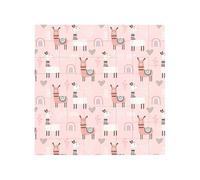 Llama. Rompecabezas de bloques de construcción de bloques de construcción creativos cuadrados para decoración del escritorio del hogar