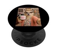 Llama Selfie Meme Humor Mamá Mami Lindo Amor Apreciación PopSockets PopGrip Adhesivo