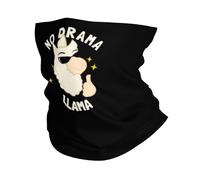 Llama Sin Drama Hombre Mujer Bandana Multifuncional Snood Resistente Al Viento Tubular Pañuelo para Senderismo Yoga Verano Deportes
