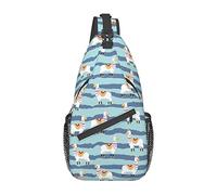 Llama Sling Bag, Chest Bag Daypack, Crossbody Sling Mochila para Viajes, Deportes, Correr, Senderismo
