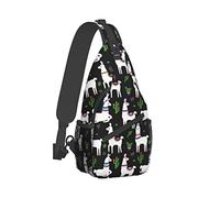 Llama Sling Bag Travel Crossbody Mochila para Mujer Crossbody Chest Daypack Regalos para Navidad