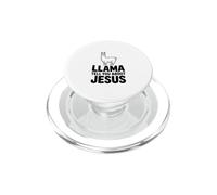 Llama te Habla de Jesús Llama Cristiana Divertida PopSockets PopGrip para MagSafe