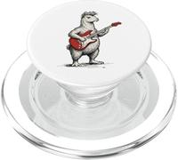 Llama Tocando Guitarra Rock & Roll Llamas Alpaca Rocker PopSockets PopGrip para MagSafe