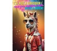 Llama Unicorn Note Book: Carnet de notes format poche 5x8 po (12,7cm x 20cm) original illustré en coins de pages par le Lama licorne
