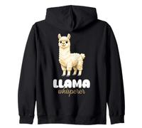 Llama Whisperer Alpaca Animal Lover Llamas Dueño Sudadera con Capucha