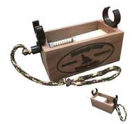 Llamada de con botón, auténtica máquina de sonido de gallina, con realista, accesorio de caza portátil para patio al aire libre, campo forestal, , campamento y aventuras de caza de