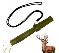 Llamada de de cola blanca: abridor de caza realista ajustable, cuerda de caza duradera al aire libre de larga duración | Deportes Camping Entrenamiento Noche Patio Césped Caza Equipo de