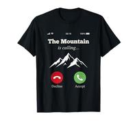 Llamada de La Montaña Senderismo Naturaleza Camiseta