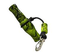 Llamada de pato portátil, silbato de caza fuerte, llamada de juego de 5x2 pulgadas con cámara de sonido fuerte, llamador de caña acrílica, equipo para exteriores con realista, herramienta de caza