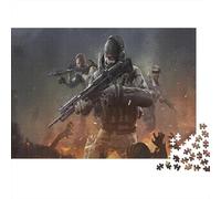 Llamada del Deber Puzzles Imposible,desafío for Adults Juego Educativo 300 Piezas Obra De Arte De Juego De para Adultos, Regalos A Partir De 14 Años 300pcs (40x28cm)
