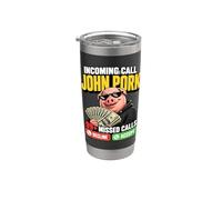 Llamada entrante Llamadas perdidas Teléfono divertido Diseño de memes Brainrot Vaso térmico de acero inoxidable de doble pared